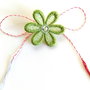 Martisor floare brodata