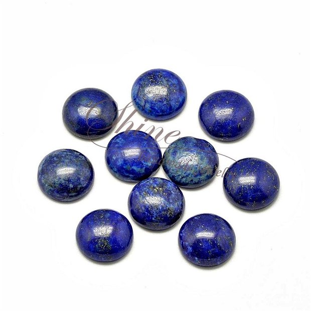 Cabochon Lapis Lazuli, 10x4~5mm