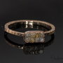 Inel diamante brute si profil gold-filled