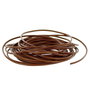 Snur piele maro 2mm, (1metru)  DVLAK 143