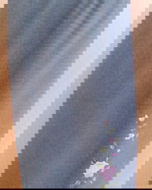 fusta lunga cu broderie