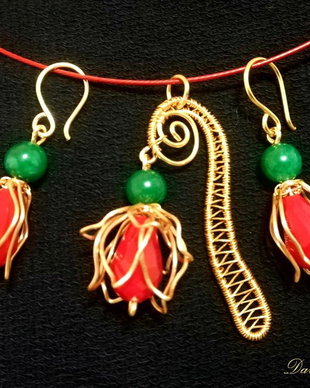 Set floricele rosii