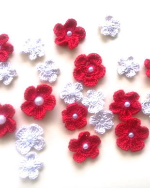 22 floricele crosetate