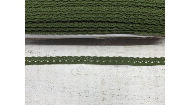 Dantela  verde pin - 1m/1cm- 0094