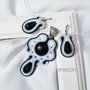 Set soutache cu onix si cristale