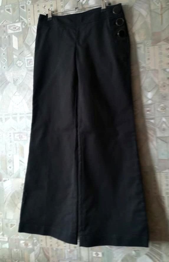 pantaloni de bumbac negri ,Banana Republic , M