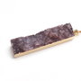 Ametist druzy  - cu  margini electroplacate aur