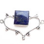 Pandant cu  Lapis Lazuli in rama argintata