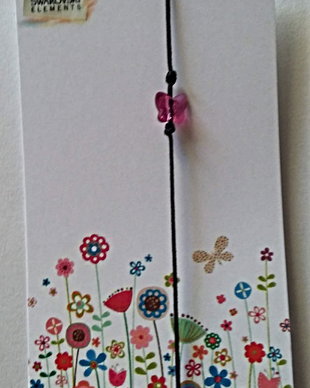 Bratara snur si fluture Swarovski 6mm