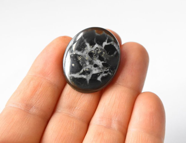 Inel din argint 925 si septarian