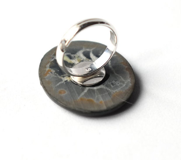 Inel din argint 925 si septarian