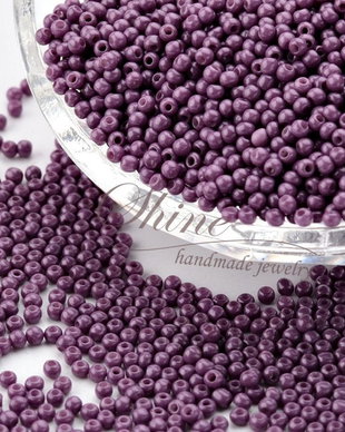 Margele de nisip Medium Purple, 2x1.5mm (20gr)