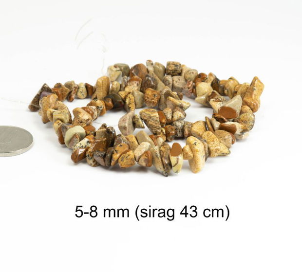 Sirag Jasper natural, chipsuri, 5-8 mm, CH15