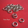 Inelus rasucit argintiu aprox 13x2 mm