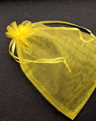 LAE16 - saculet organza galben