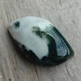Cabochon agata moss, 30x20 mm