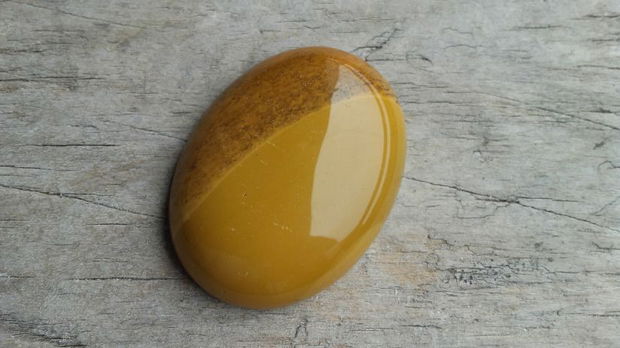 Cabochon Mustard Jasper, 40x30 mm