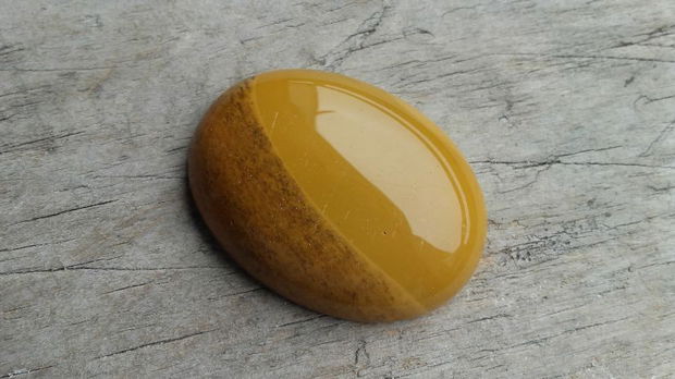 Cabochon Mustard Jasper, 40x30 mm