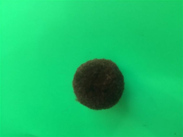Pompom (20mm) aspect catifea
