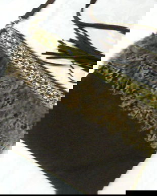 Poseta piele intoarsa