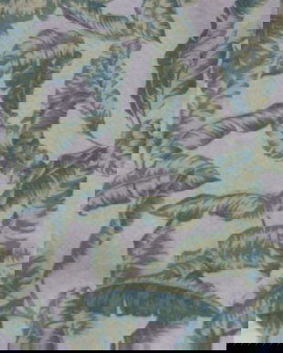 Draperie-Tesatura in-cu frunze