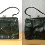 GEANTA VINTAGE 50S PIELE DE SARPE
