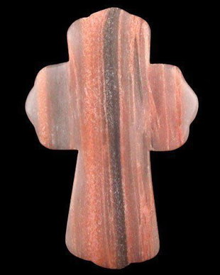 K0654 - Cruce rodocrozit, roz prafuit, 85x58x5mm