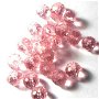 Margele cristale sticla roz transparent 8 mm