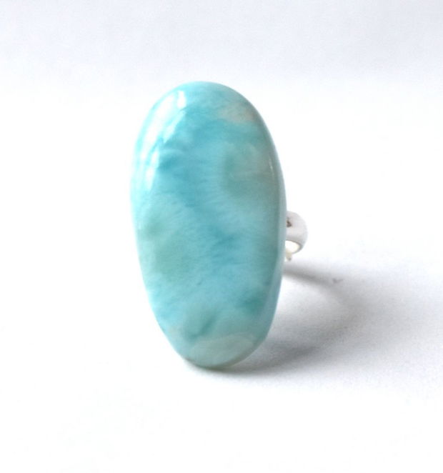 Inel din Argint 925  si larimar