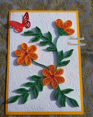 Felicitare handmade mare