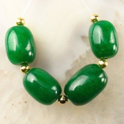 Green jade 16x12 mm.