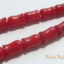 Lalea gravata din pasta de coral aprox 9x6 mm