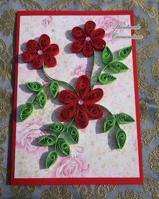 Felicitare handmade mare