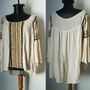 BLUZA BOHO PANZA TOPITA BRODATA