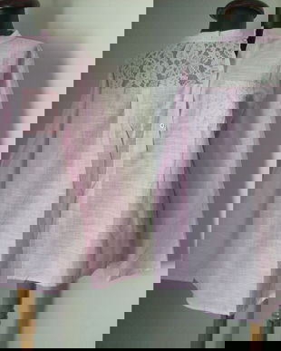 BLUZA BUMBAC ROSE DANTELA