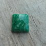 Cabochon amazonit rusesc, 14x14 mm
