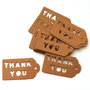 Etichete. Etichete produs.Etichete craft cu mesajul Thank you