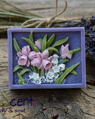 Fleur de Lavande-sapun fin cu lavanda si matase-BlueScent