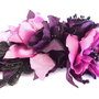 Brosa/Aplicatie pentru rochie/Flori textile
