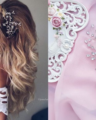 Accesoriu Karyna- Accesoriu par mireasa cu pietricele