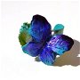 Inel Reglabil Fluture Albastru Unicat