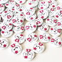 Nasturi din lemn. Nasturi rotunzi. Nasturi Hello Kitty