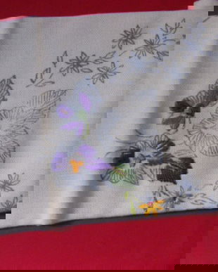 KIT-Pt cusut traversa cu flori