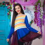 Bluza tres chic , primavara colorata