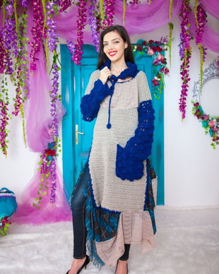 Pulover boho chic, indraznet , primavara calduroasa
