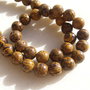 Cobra jasper 8 mm - sirag de 39 cm (52 bucati) - fara inchizatoare