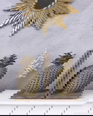 Set doua suporturi pentru carti cu ananas