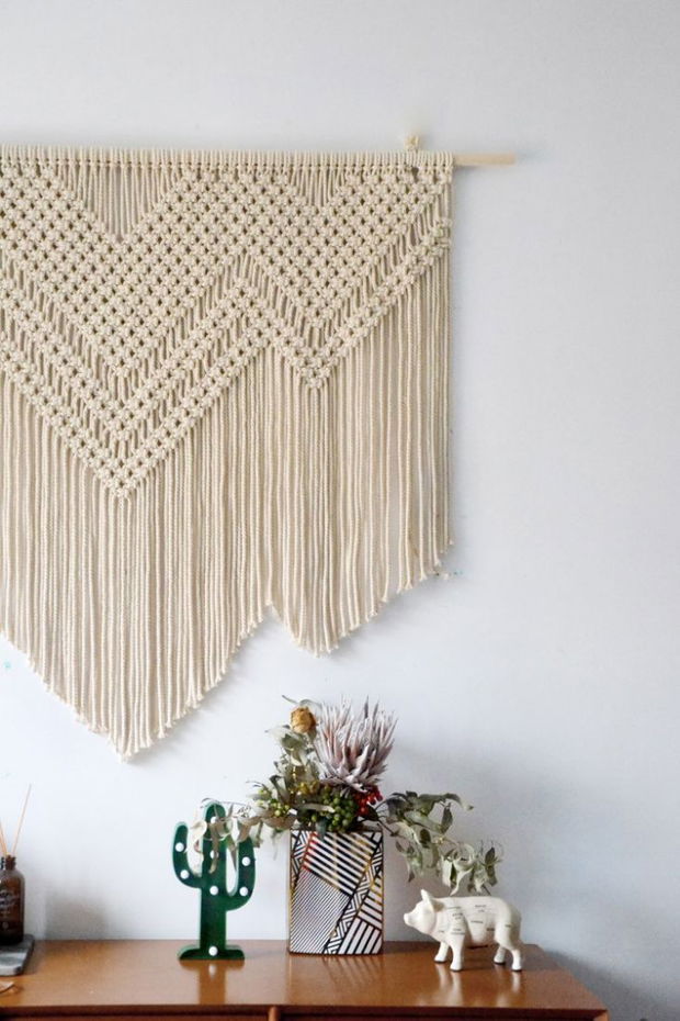 Decoratiune macrame pentru perete 10060