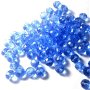 Margele cristale sticla blue transparent 10 mm
