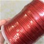 50m Șnur roșu (2 mm) satin